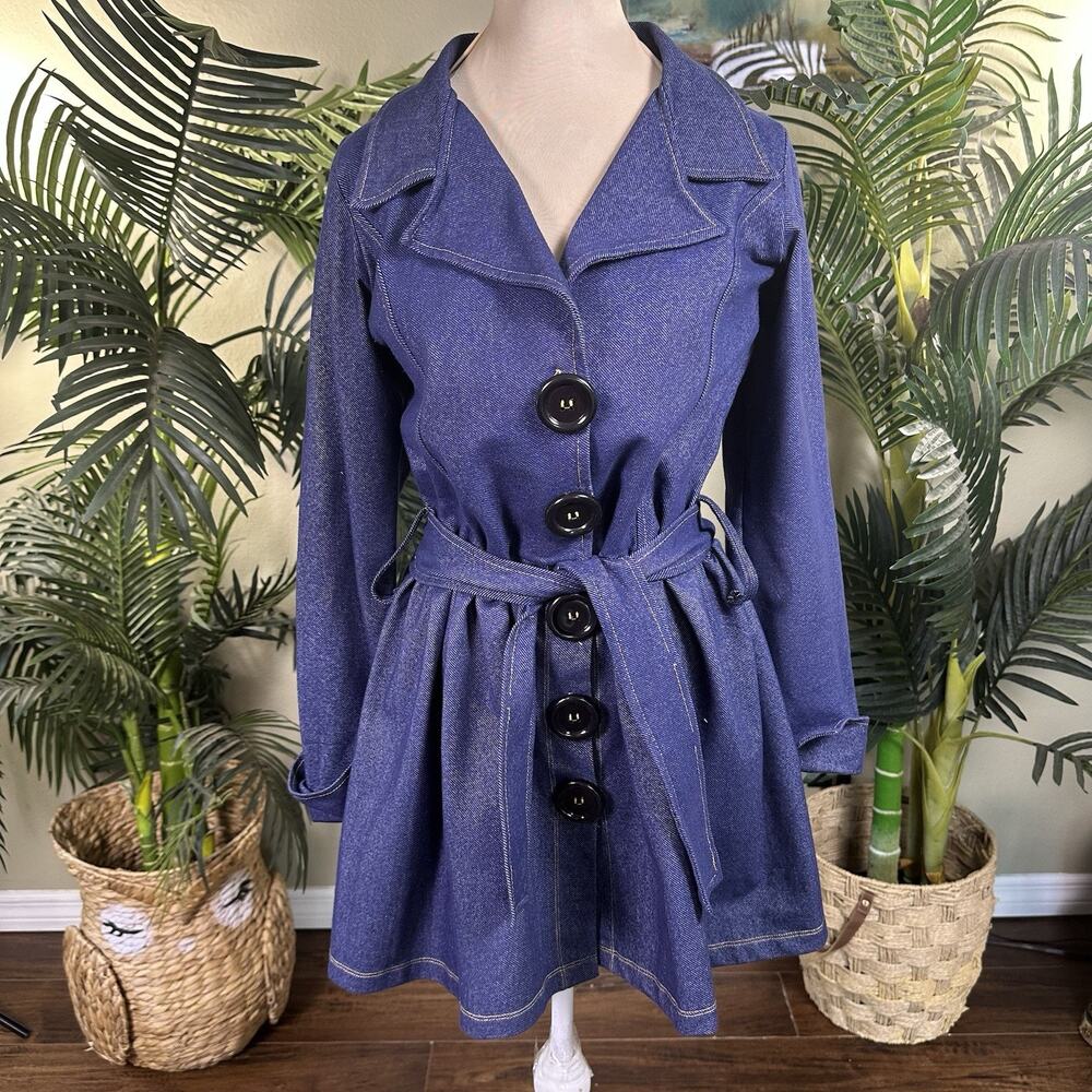 Chenze Dress Brazil Women M Denim look stretch